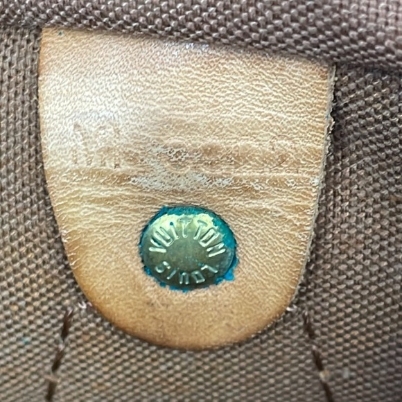 Louis Vuitton Monogram Speedy 25 Hand Bag Classic Designer Brown Tan - Picture 15 of 17